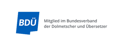 Mitglied im Bundesverband der Dolmetscher und Übersetzer